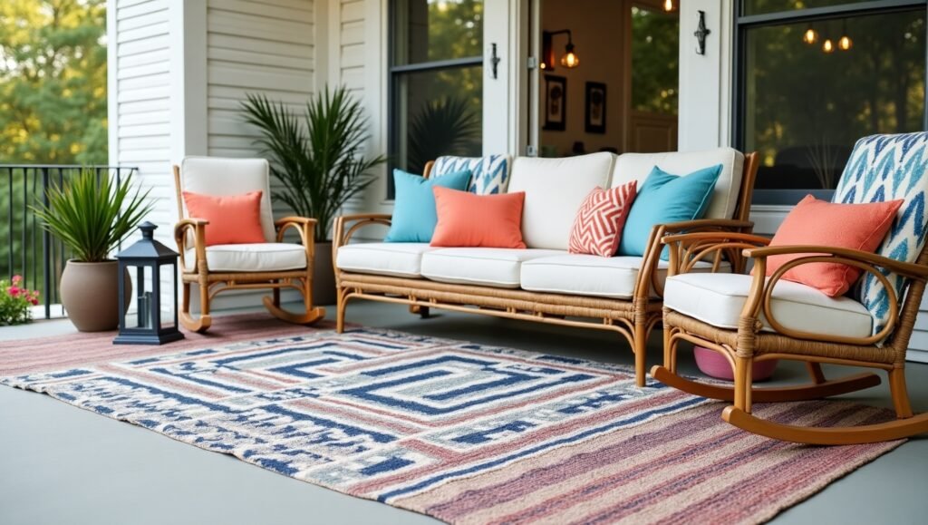 Layer Outdoor Rugs for Style and Comfort