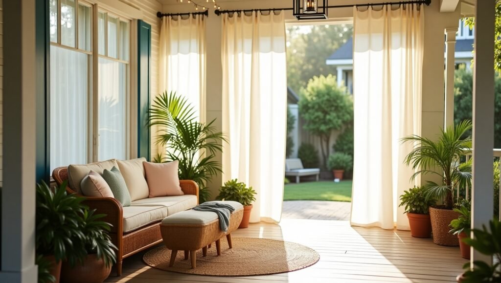 Hang Light and Airy Curtains