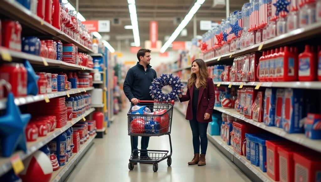 Shop smart for July 4th 🛒💲 Top stores for budget decor, seasonal sales, and unique Etsy finds to elevate your porch game. #PatrioticShopping #DIYBargains #HolidayDecor