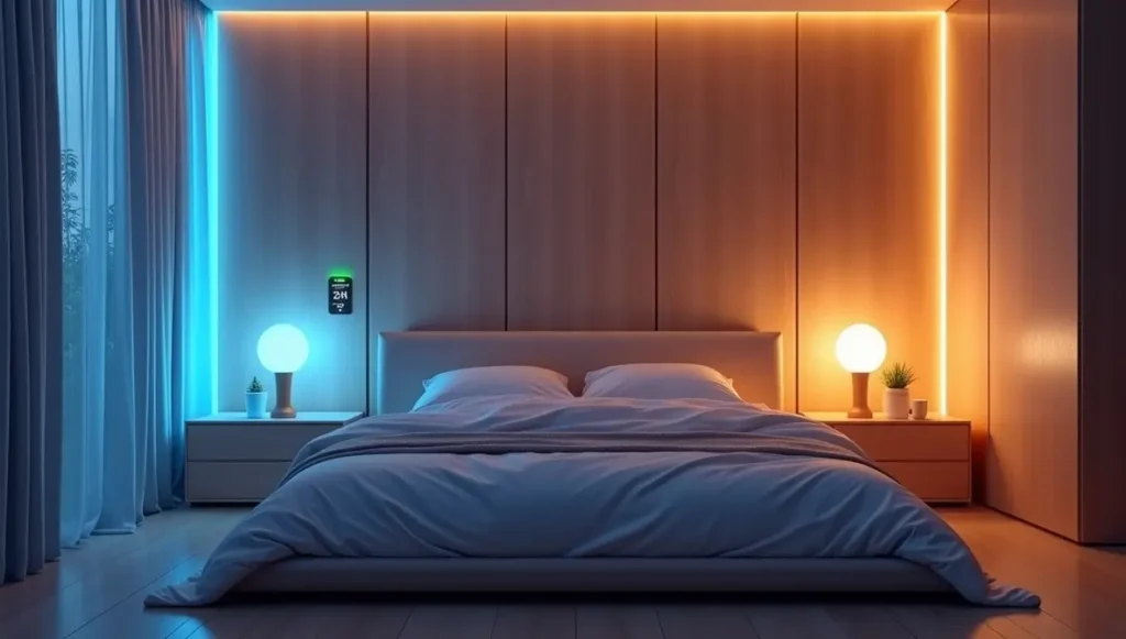 Advanced circadian lighting and soundproofing solutions for insomnia-busting sleep sanctuary optimization